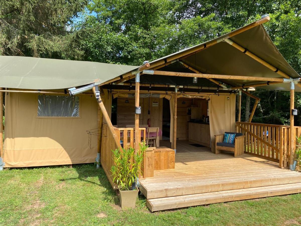 Luxury Safari Tents At Moulin Du Pommier Glamping & Camping Saulgond Exterior foto